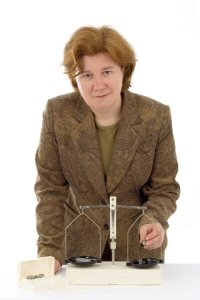 female science teacher