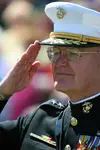 A retired general describes the speeches that are part of a ceremony honoring a military retiree