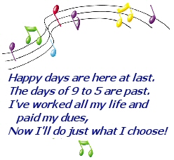 Happy Days retirement song