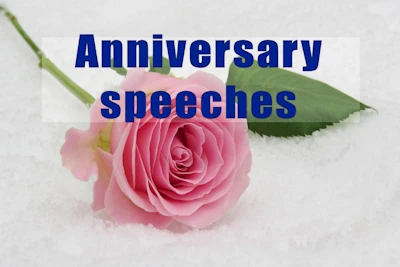 Banner for Anniversary Speeches