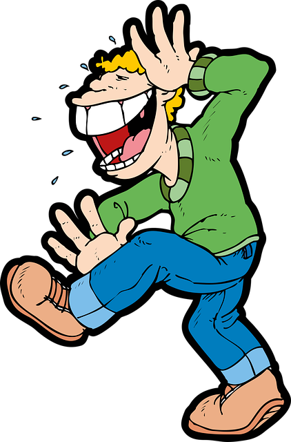 laughing man cartoon