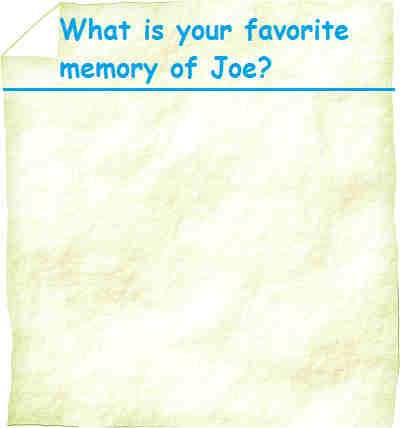 Sheet on notepad for writing memories