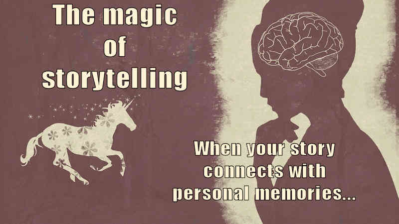 Image illustrating the imagination of storytelling