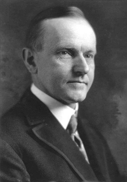 Portrait of President Calfin Coolidge
